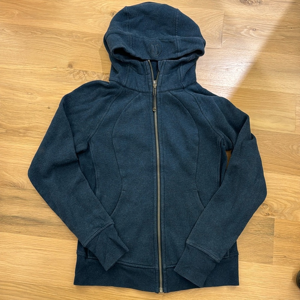 Lululemon Scuba Full Zip Hooded Sweatshirt Teal Heather